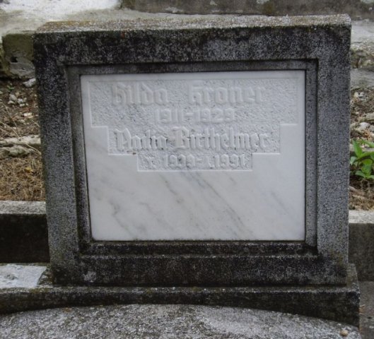 Kroner Hilda 1911-1929 Grabstein